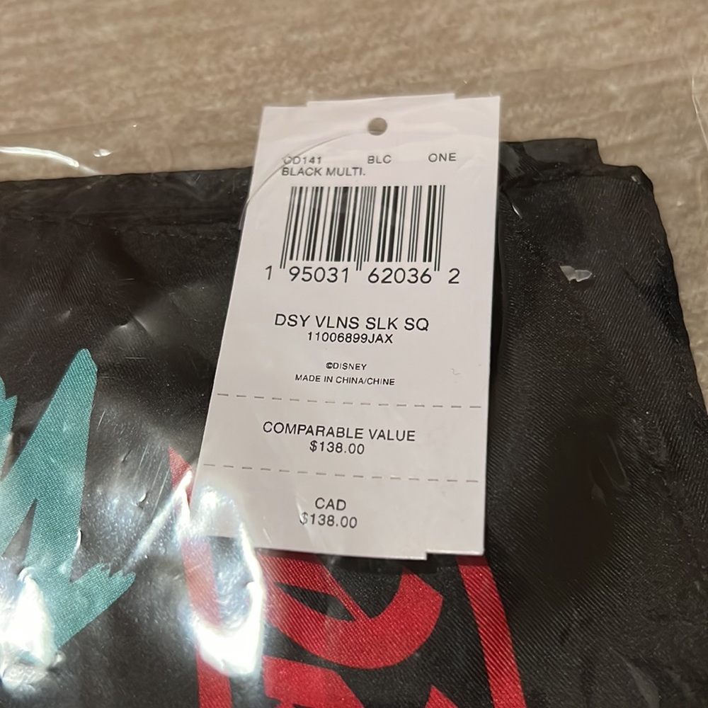 Coach Disney Villains Silk Scarf - Picture 3 of 3